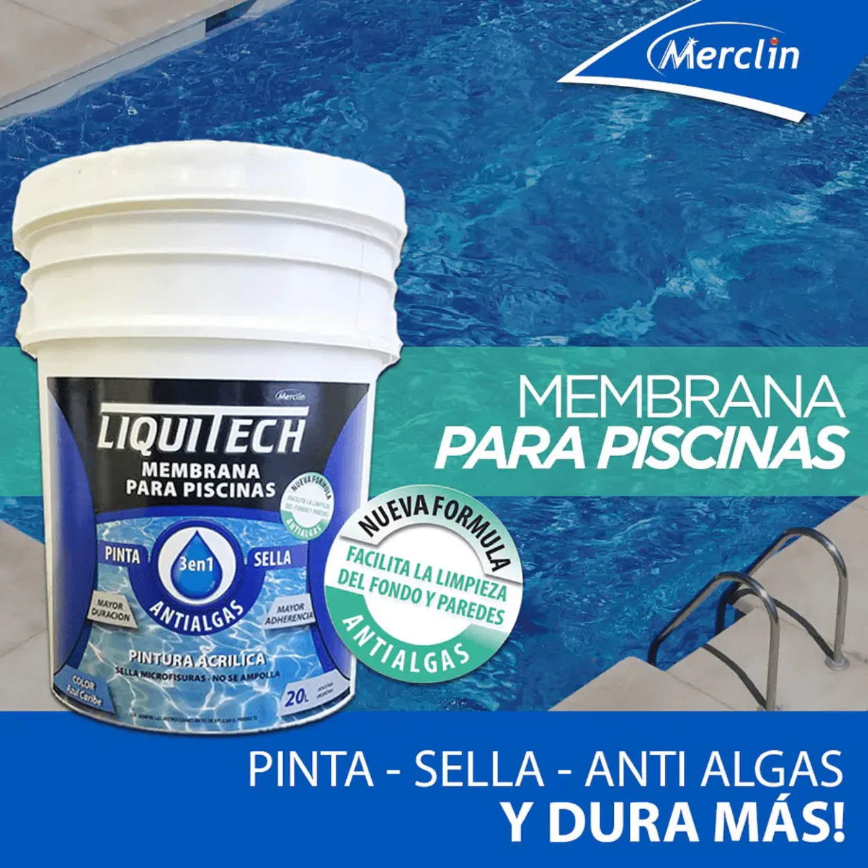 Pintura Piscina Liquitech 20litros